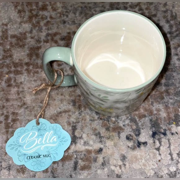 Floral ceramic mug - Picture 2 of 2